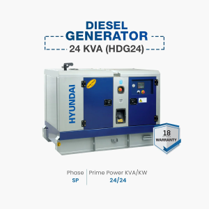 Hyundai Diesel Generator 24 KVA